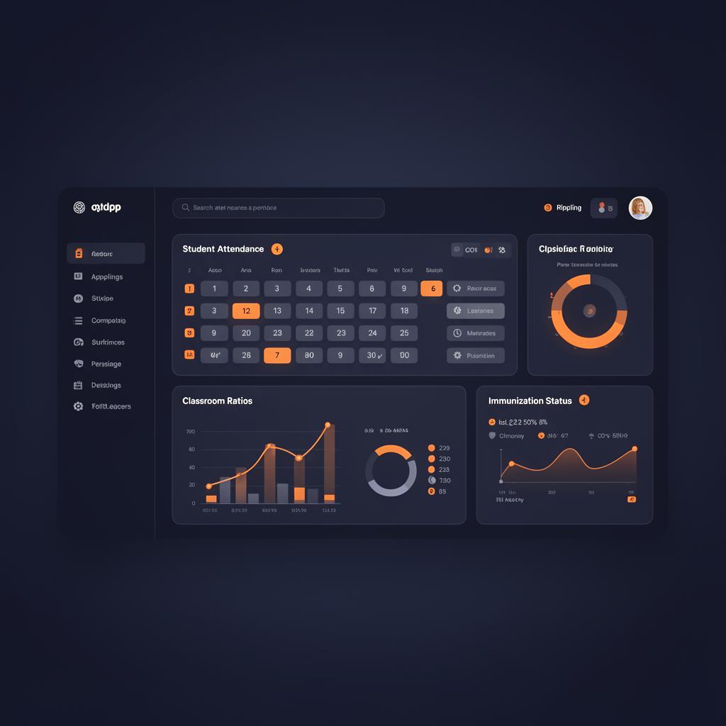Childcare compliance dashboard preview